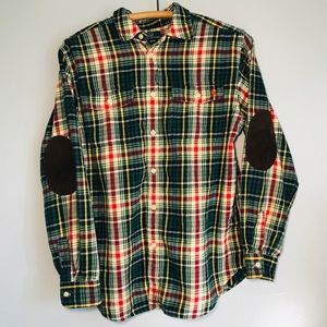 Polo Ralph Lauren Cotton Plaid Button Up Large